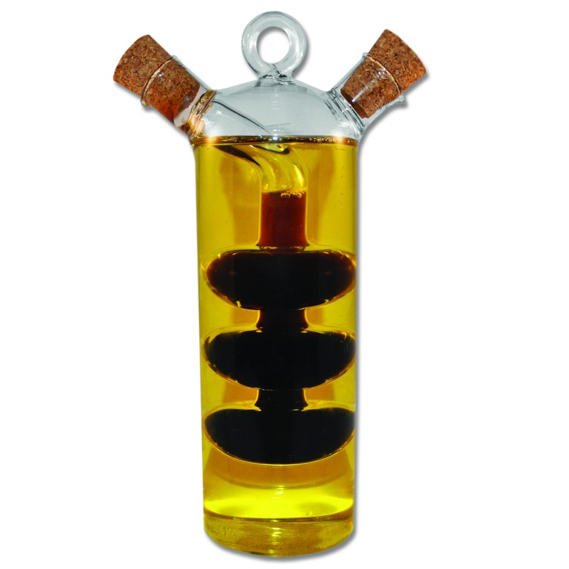 Olive Oil and Vinegar Dual Glass Dispenser Bottle (VB6)